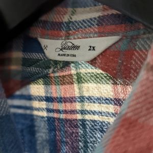 3sixteen crosscut flannel shirt